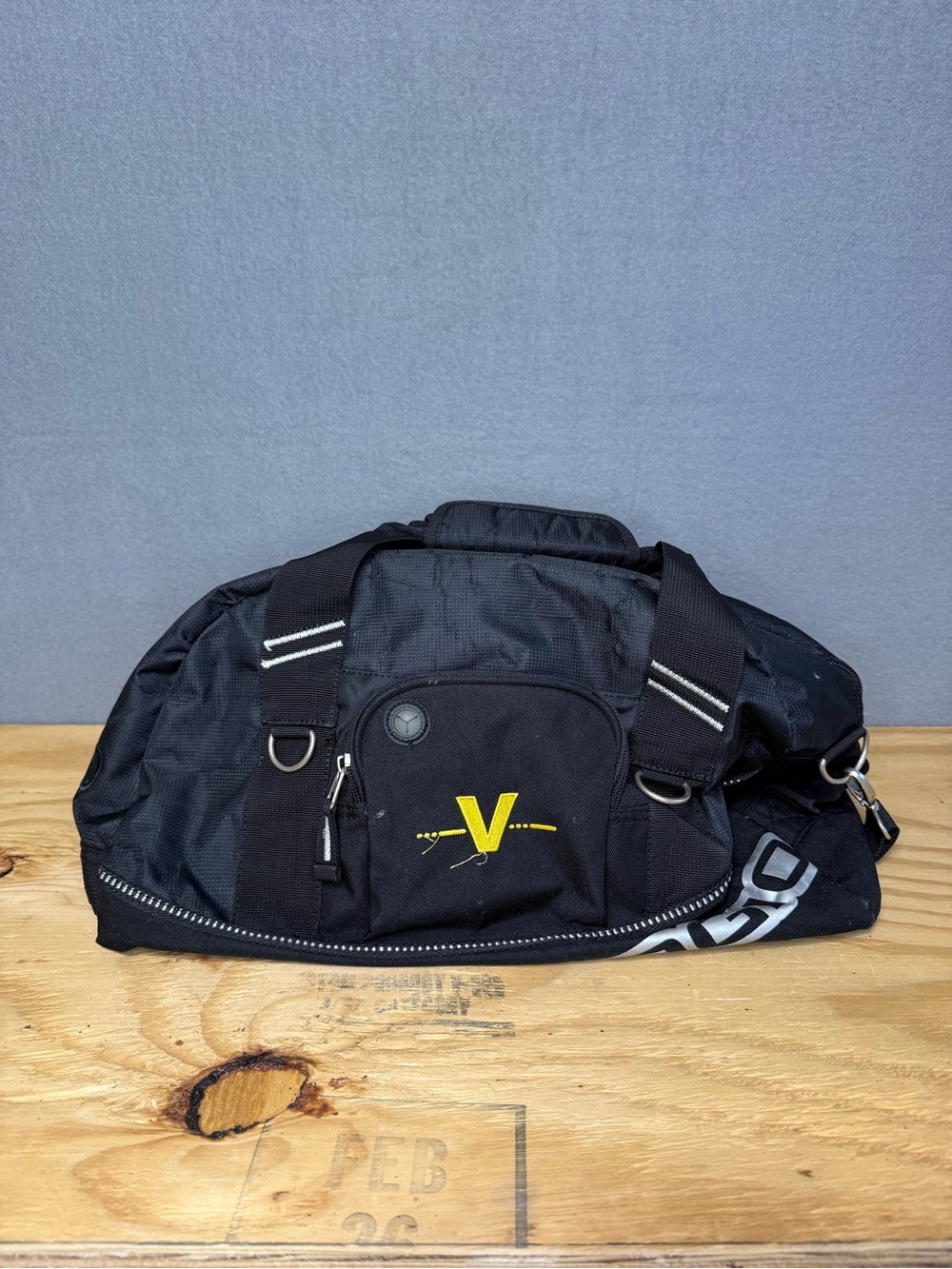 OGIO Half Dome Small Black Nylon Duffel Gym Bag Zip 5L Shoulder Strap